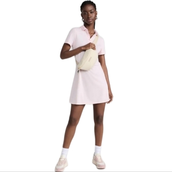 Outdoor Voices Birdie Polo Dress Sizes: XXS & XXXL (3XL)  Pink Short Sleeve - Picture 4 of 10